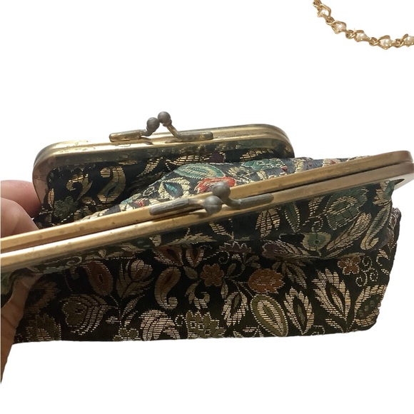 Vintage Tapestry Snap Clutch - Picture 3 of 7